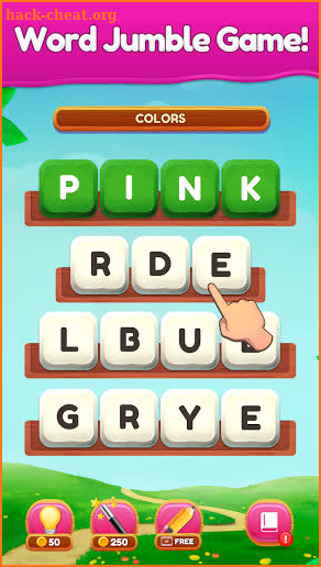 Magic Jumble Word Puzzle Game screenshot