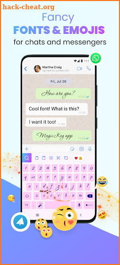 Magic Key: Text fonts for Android apps & keyboards screenshot