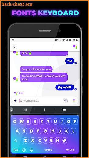 Magic Keyboard, Fonts and Emoji screenshot