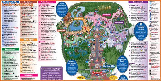 Magic Kingdom Park Map 2019 screenshot