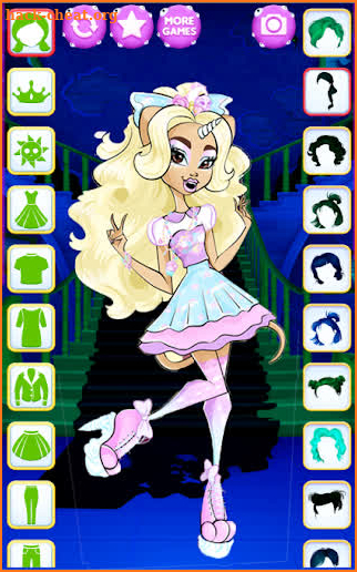 Magic Monster High Dolls Dress Up screenshot