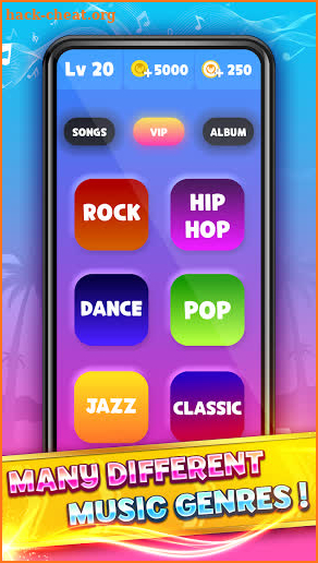 Magic Music Piano : Music Games - Tiles Hop screenshot