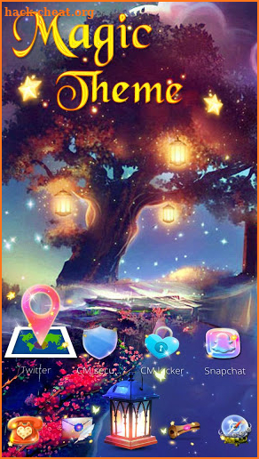 Magic Night Theme screenshot