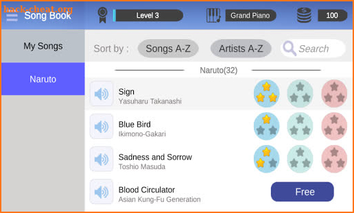Magic Piano Anime Songs screenshot