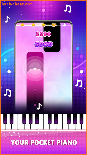 Magic Pink Tiles: Piano Game screenshot