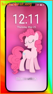 Magic Pinkie Pie Smiling Pony Wallpaper App Lock screenshot