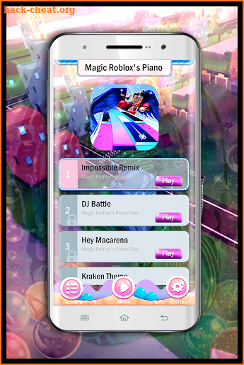 Magic Roblox's Piano Tiles screenshot
