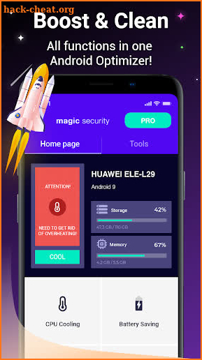 Magic Security - Boost & Clean screenshot