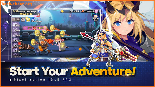 Magic Spear Idle RPG screenshot