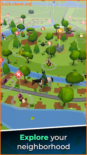 Magic Streets: GPS RPG Go Game screenshot