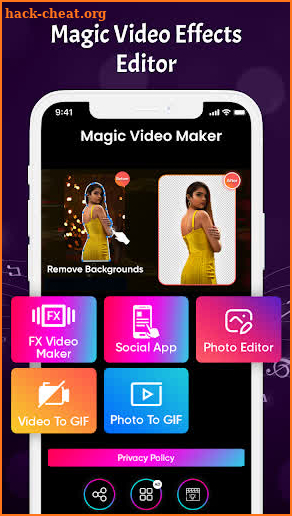 Magic Video Effect - Music Video Maker Music Story screenshot