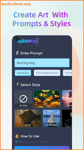 MagicAI - AI Art Generator screenshot