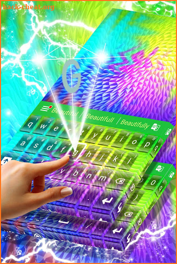 Magical Colors Keyboard Theme screenshot