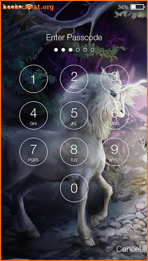 Magical Unicorn Art Screen Lock screenshot