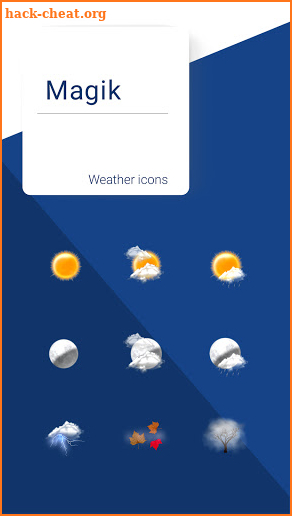 Magik weather icons screenshot