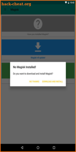 Magisk Manager Application tutor V3.1 screenshot