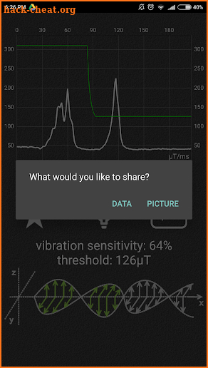 Magnetic Field & DC Current Detector screenshot