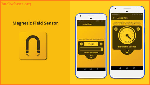 Magnetic Field Sensor, EMF Detector screenshot
