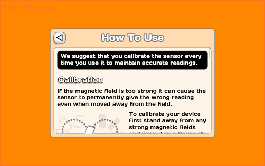 Magnetometer screenshot