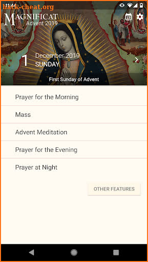 Magnificat Advent 2019 screenshot