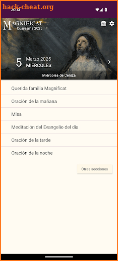 Magnificat Cuaresma 2025 screenshot