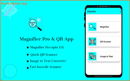 Magnifier App - Magnifying Glass with QR Scanner screenshot