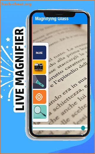 Magnifying Glass with Flashlight & Page Magnifier screenshot