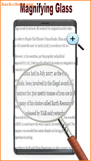 Magnifying glass with light - Magnifier screenshot