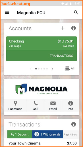Magnolia Federal Credit Union screenshot