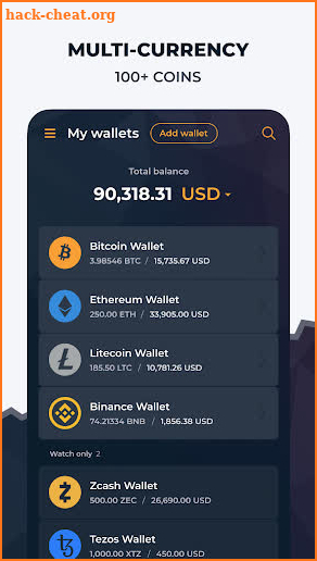 Magnum Cryptocurrency Wallet screenshot