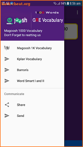 Magoosh 1000 Mnemonic Vocabulary Builder screenshot