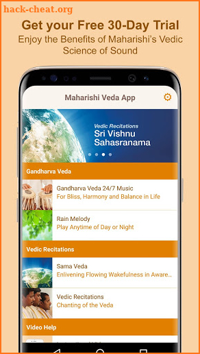 Maharishi Veda screenshot