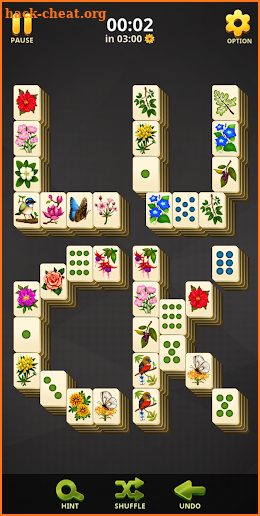 Mahjong Blossom Solitaire screenshot