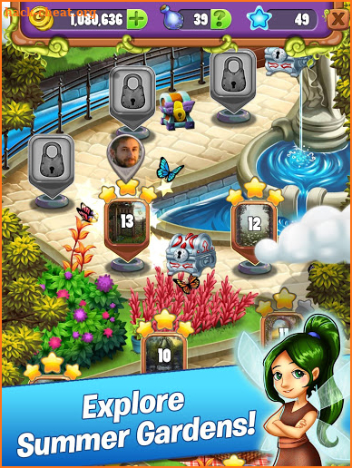 Mahjong Garden Four Seasons - Free Tile Game screenshot