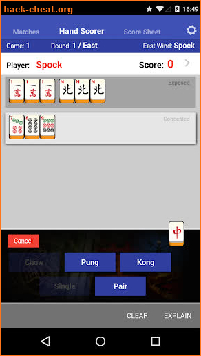 Mahjong Helper & Calculator screenshot