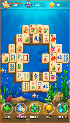 Mahjong - Ocean Fish screenshot