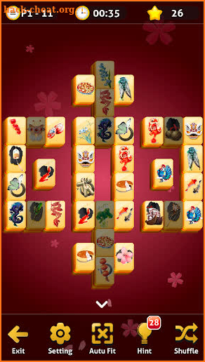 Mahjong - Oriental Journey screenshot