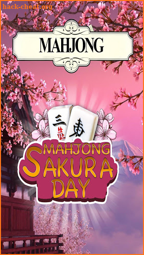 Mahjong Sakura Day Solitaire screenshot