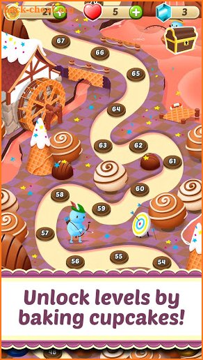 Mahjong Solitaire Cupcake Bakery screenshot