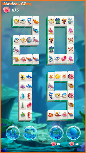 Mahjong Solitaire Fish screenshot