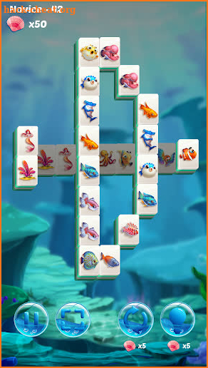 Mahjong Solitaire Fish screenshot