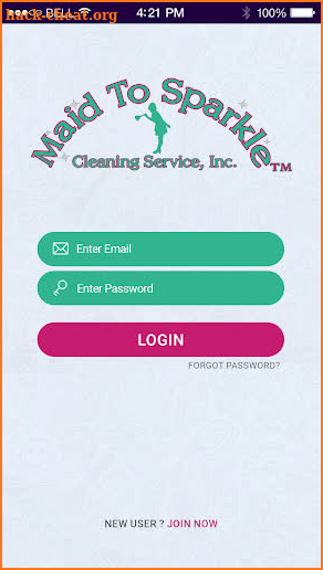 Maid To Sparkle Cleaning App screenshot