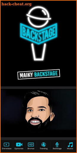 Maiky Backstage screenshot