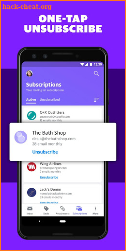 Mail App (powered by Yahoo) screenshot