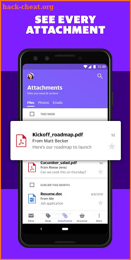 Mail App (powered by Yahoo) screenshot