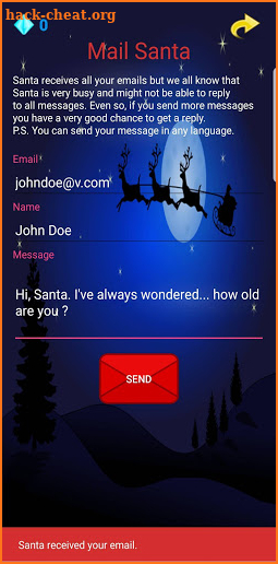 Mail Santa Claus screenshot