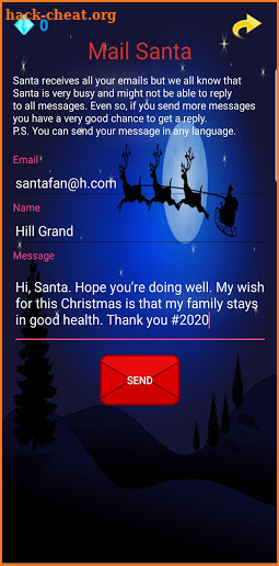 Mail Santa Claus screenshot