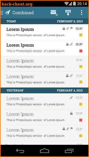 MailDroid Themes Plugin screenshot