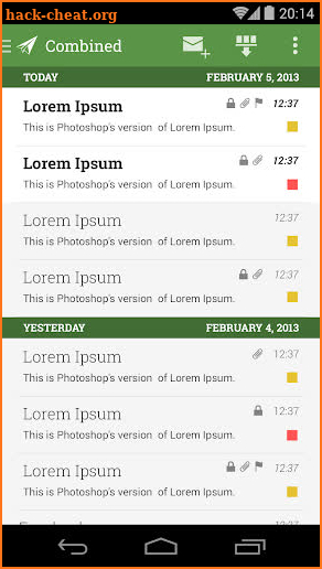 MailDroid Themes Plugin screenshot