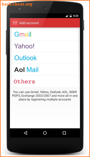 Mails - Yahoo, Outlook & more screenshot
